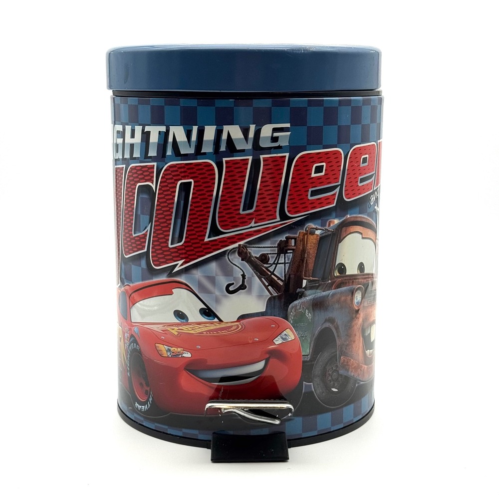 Lightning McQueen Trash Can Disney Cars‎ Tow Mater Step Wastebasket